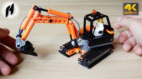 how to make a lego mini digger|lego excavator moc download.